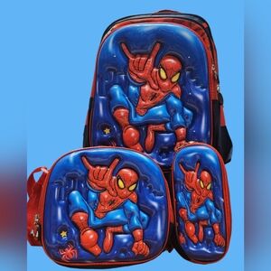 Kids backpack set Spiderman